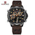 Jam Tangan Pria Naviforce NF-9224M Leather Strap Original