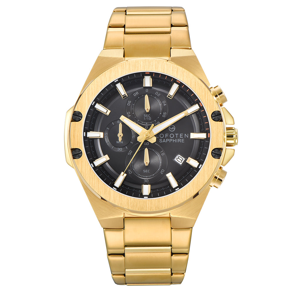 Id6526 Jam Tangan Pria LOFOTEN 6526 Analog Stainless Sapphire – Time Kingdom