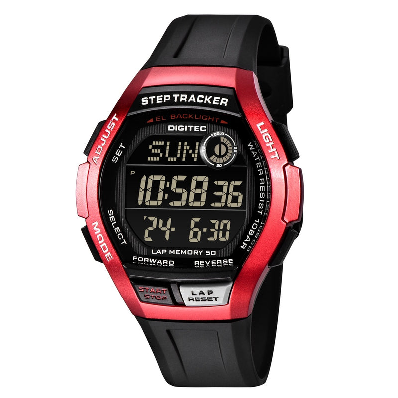 DIGITEC Jam Tangan Digital Unisex DS 3108T STEP TRACKER Time Kingdom